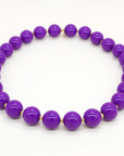 SCRUNTCHIE IS BACK - BICHOU collier perles ronde colorées - Chouchou 2 en 1 - Made en France - 2 couleurs
