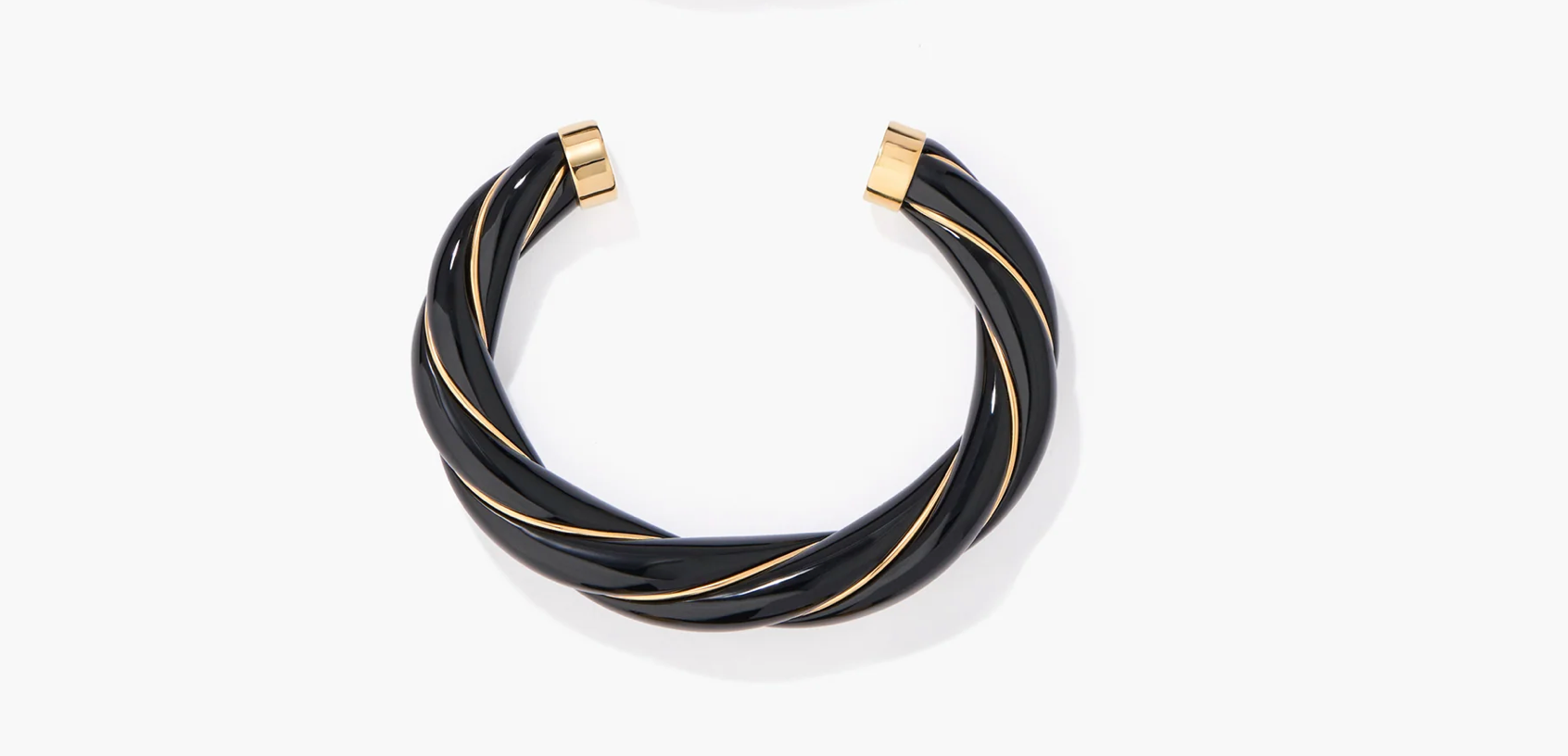 AURELIE BIDERMANN - Jonc DIANA noir taille M