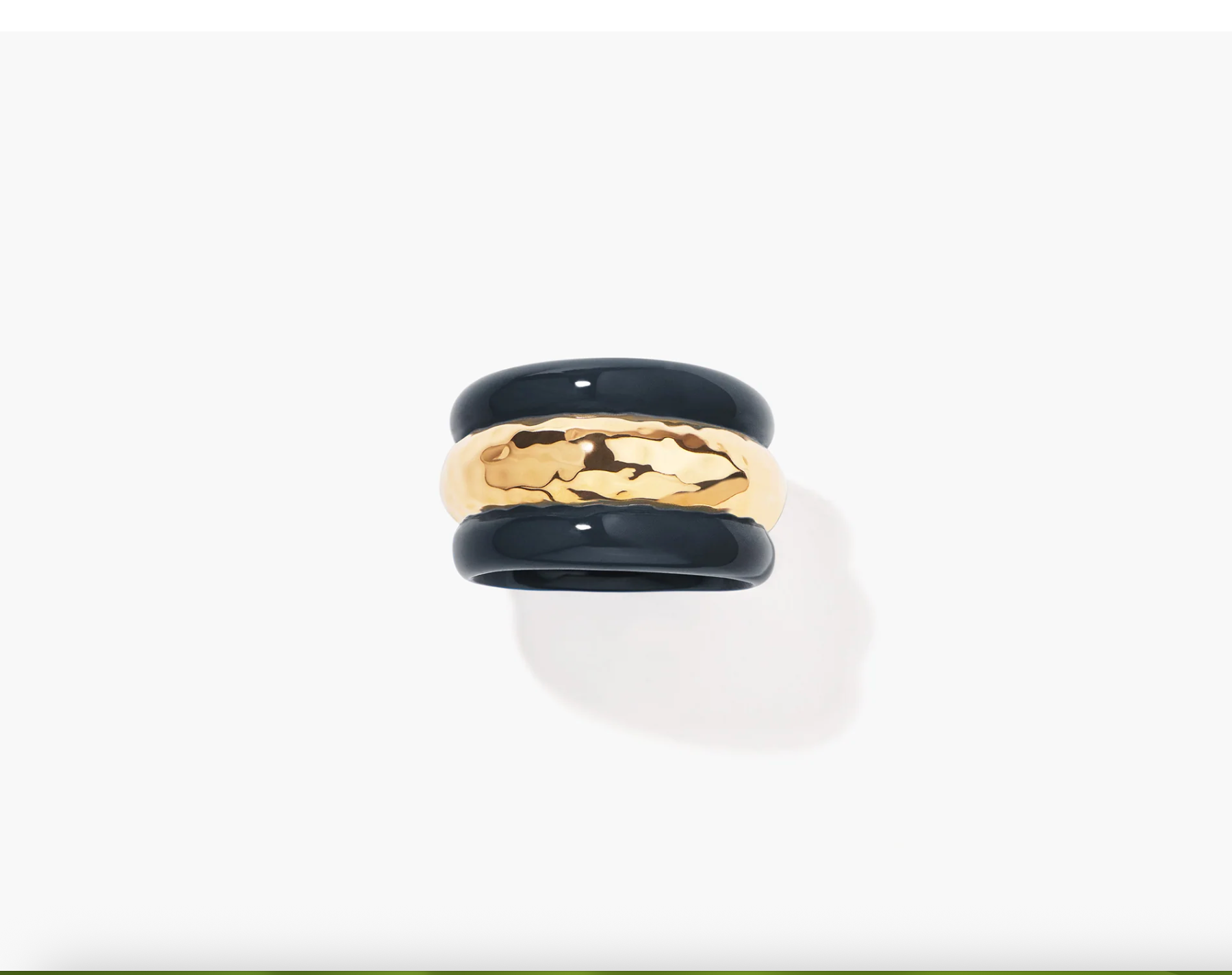AURELIE BIDERMANN - Bague NAZCA noire