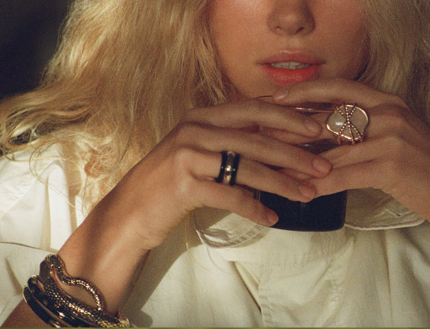 AURELIE BIDERMANN - Bague NAZCA noire