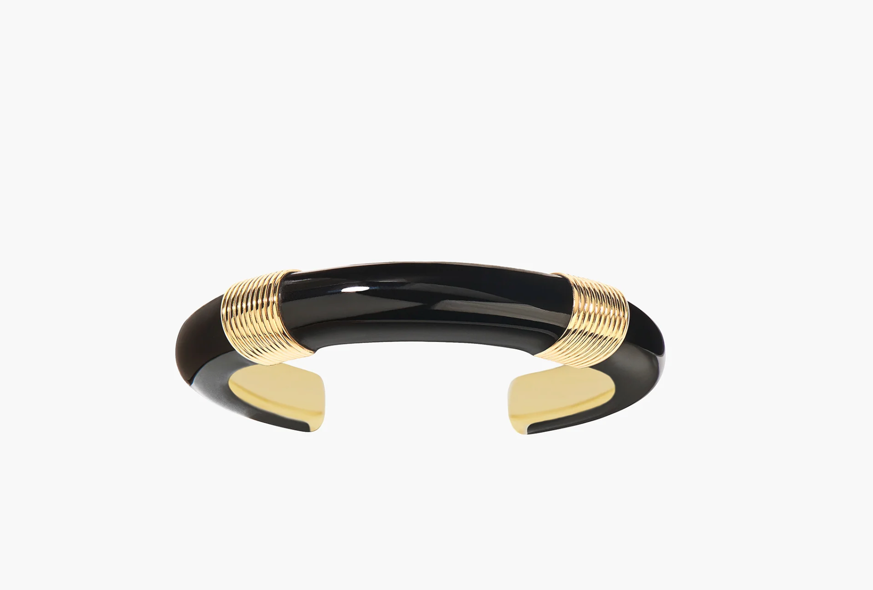AURELIE BIDERMANN - Bracelet KATT petit modèle noir