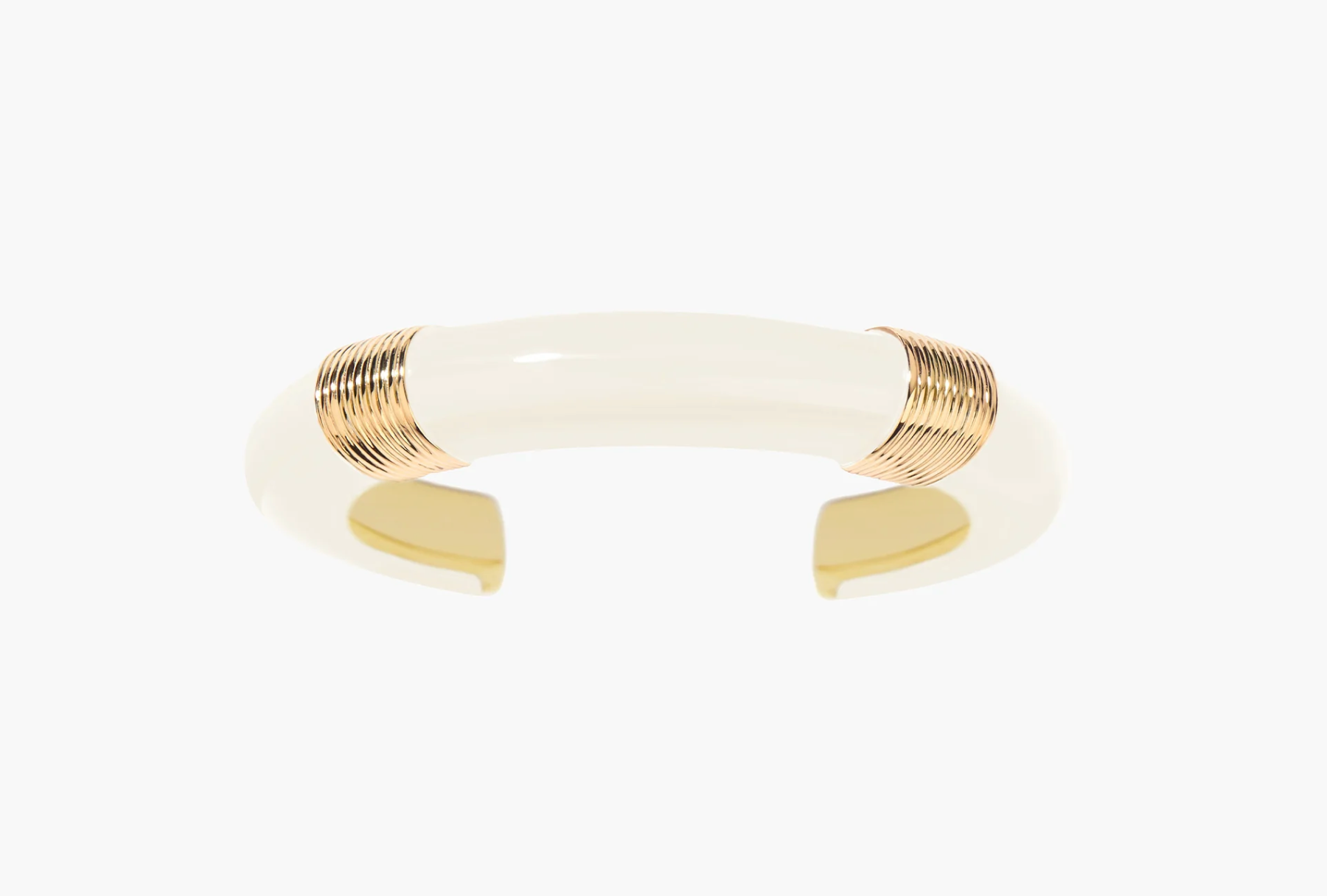 AURELIE BIDERMANN - Bracelet KATT petit modèle ivoire