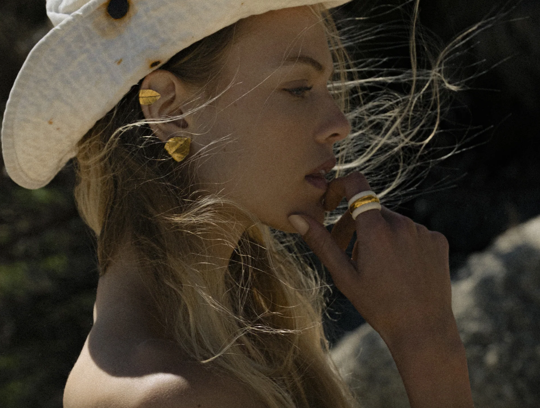 AURELIE BIDERMANN - Bague NAZCA ivoire