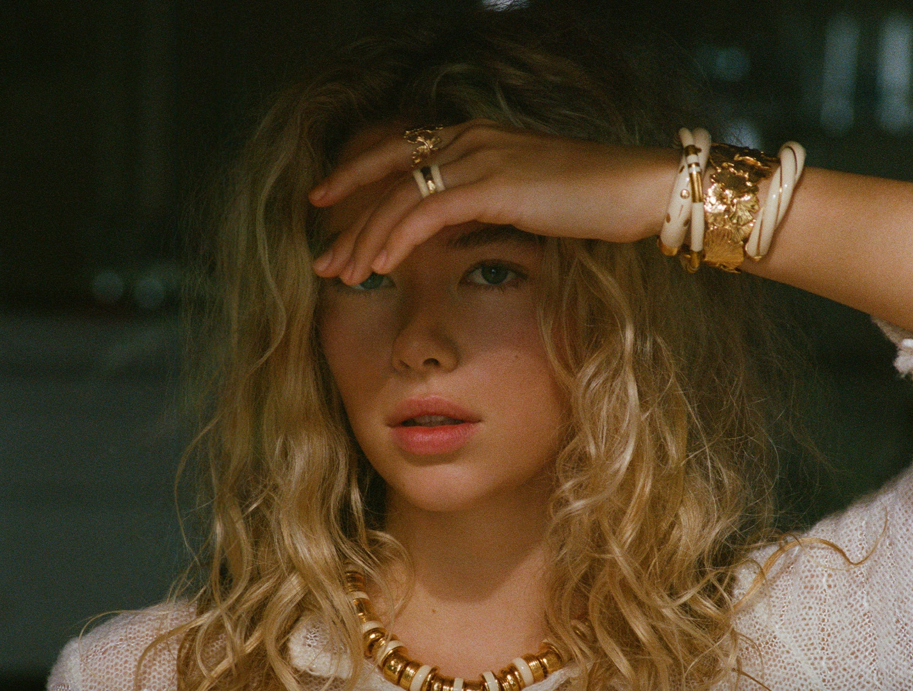 AURELIE BIDERMANN - Bague NAZCA ivoire