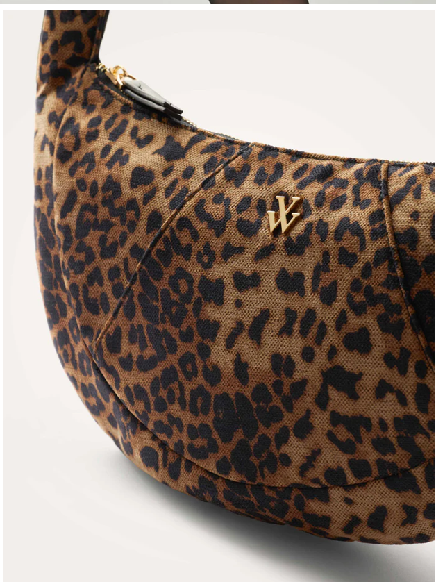 VANESSA WU - Sac banane FLAVIA Leopard