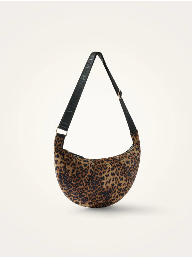 VANESSA WU - Sac banane FLAVIA Leopard