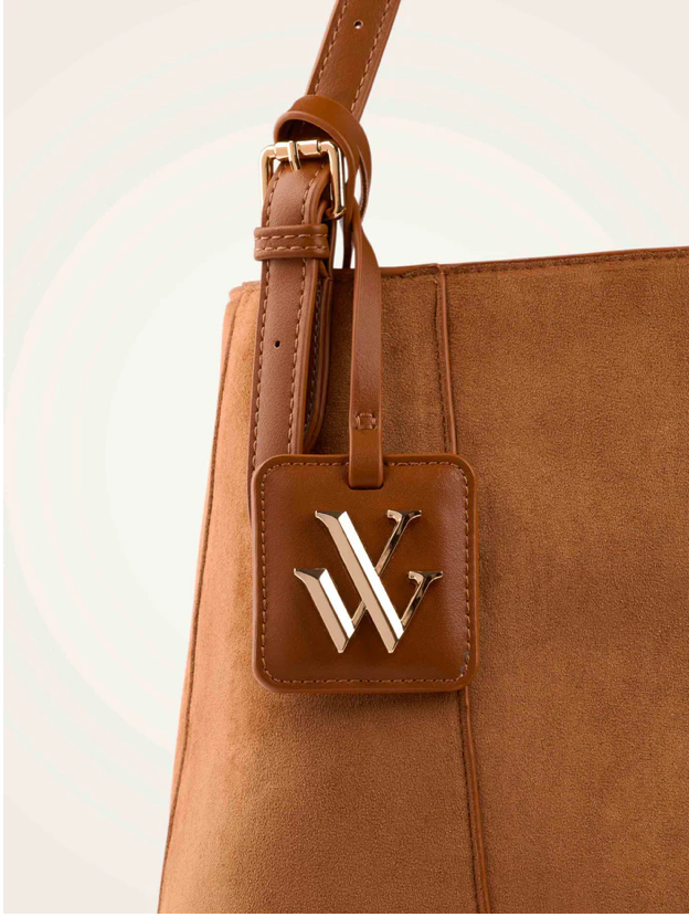 VANASSA WU - Sac hobo oversize HELOISE camel