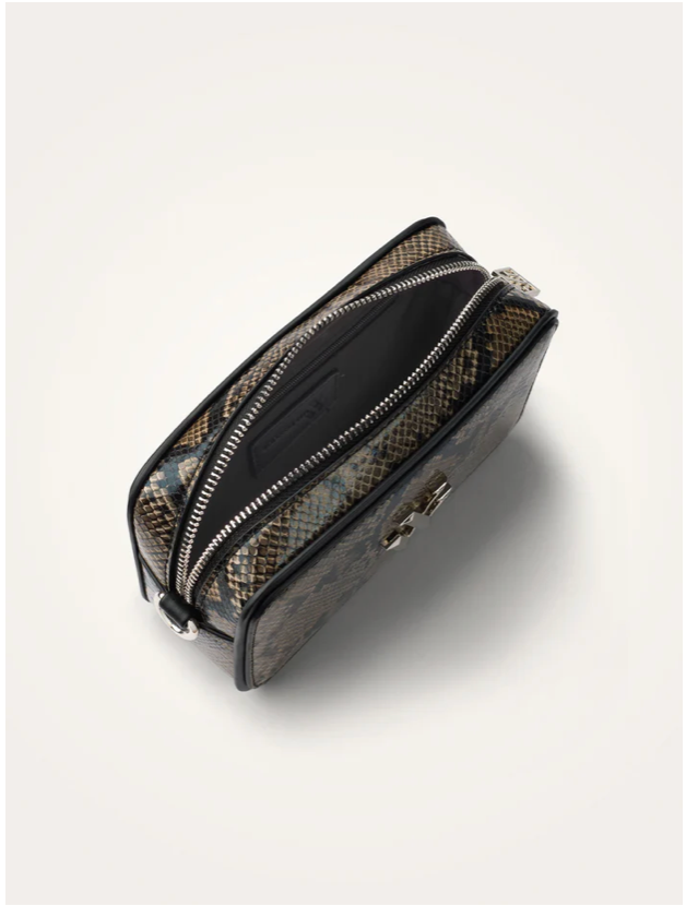 VANESSA WU - Sac trotteur CHIARA python gris