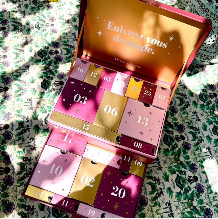 RITUEL DE LUNE - Calendriers de l'avent 24 cases GRI GRI MAGIQUES -