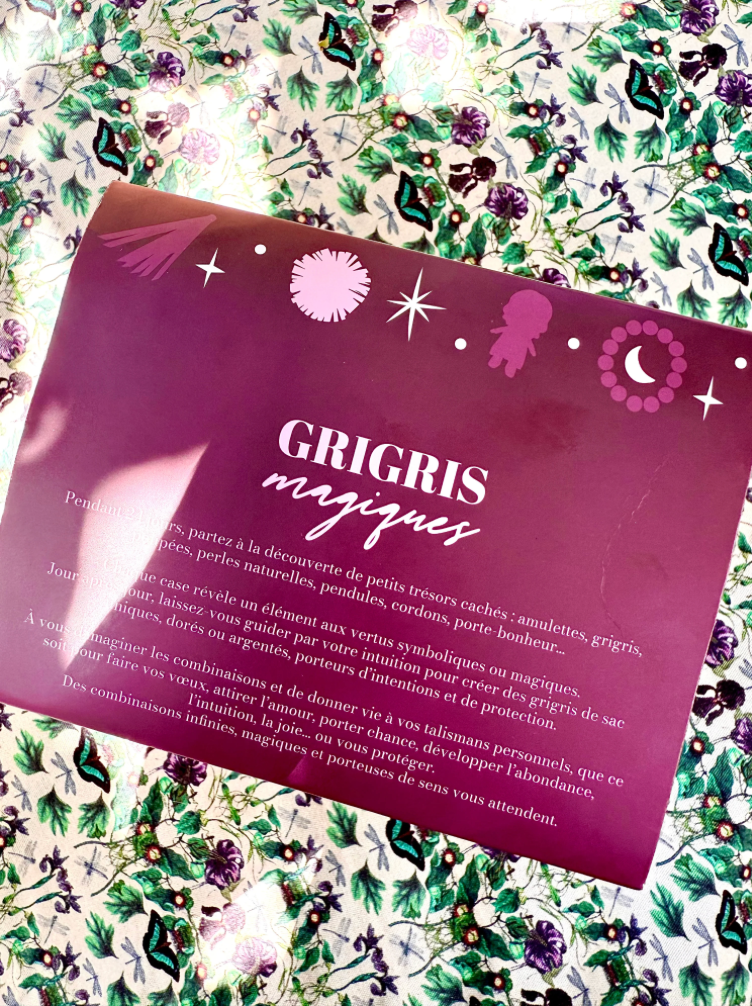 RITUEL DE LUNE - Calendriers de l'avent 24 cases GRI GRI MAGIQUES -