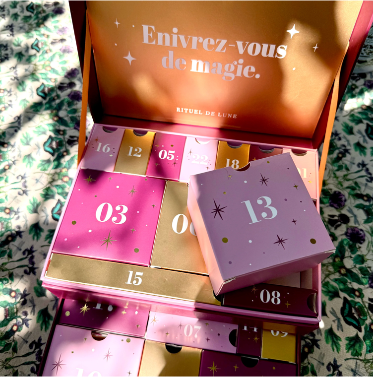 RITUEL DE LUNE - Calendriers de l'avent 24 cases GRI GRI MAGIQUES -