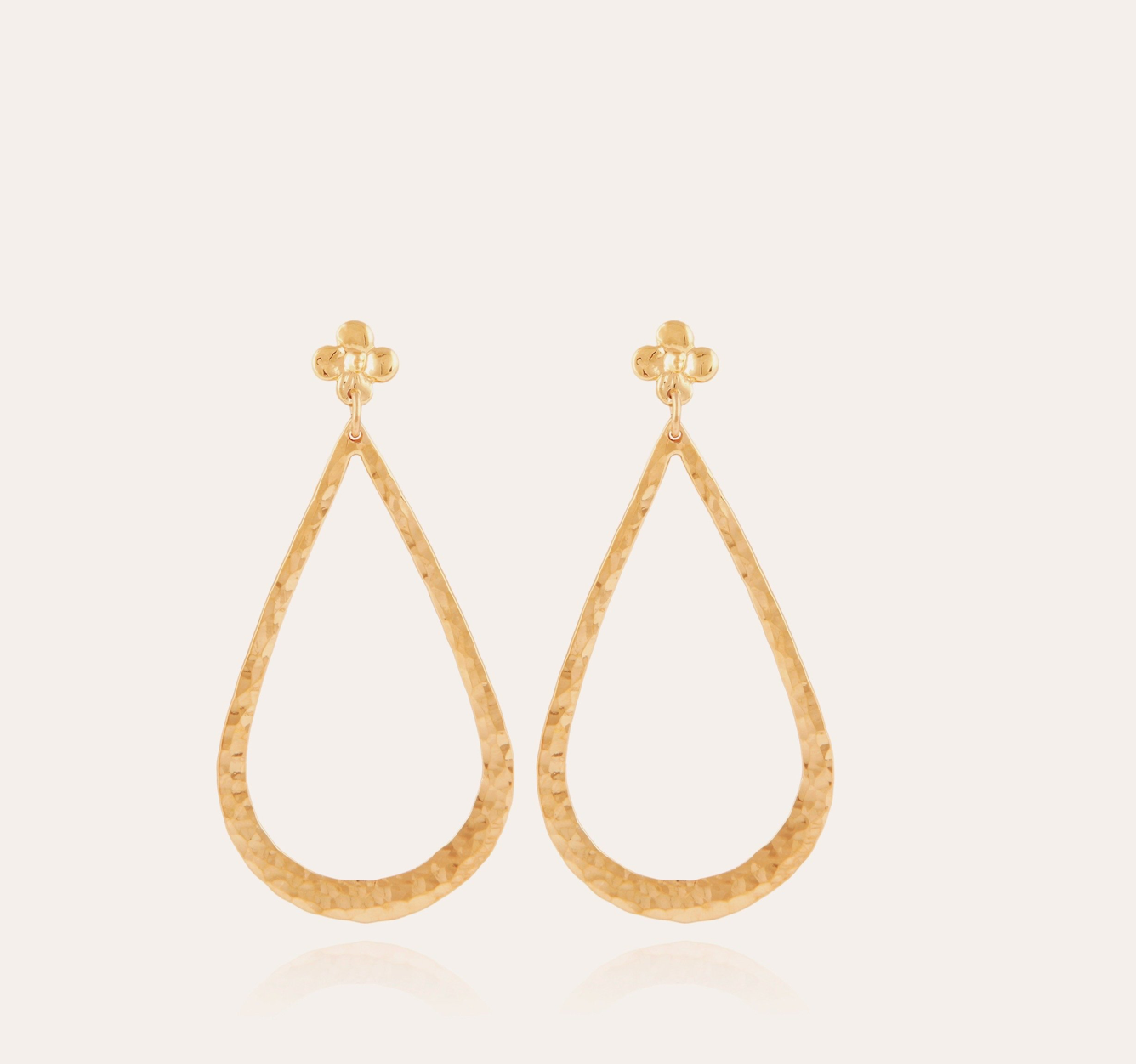 GAS BIJOUX - Boucles d'oreilles BIBI mini dorées à l'or fin