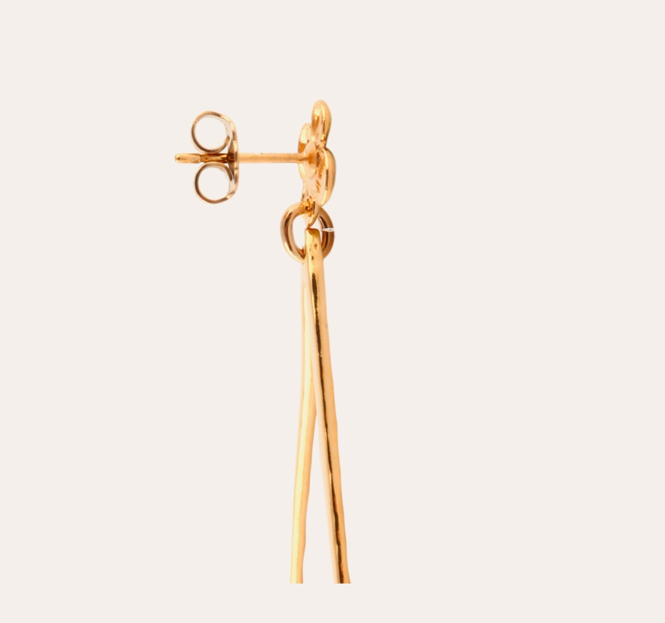 GAS BIJOUX - Boucles d'oreilles BIBI mini dorées à l'or fin