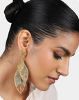 OLIVIA DAR - Boucles d'oreilles LEAF - Winter Pastel