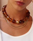 ZAG BIJOUX - Collier OEDIPE - AMBRE