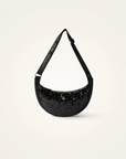 VANESSA WU - Sac banane FLAVIA a sequins noirs