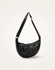 VANESSA WU - Sac banane FLAVIA a sequins noirs