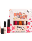 YAKA PARIS - Kit vernis 2 en 1 - FLOWER POWER