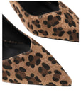 VANESSA WU - Escarpins slingback VENUS léopard à bout pointus