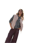 ADORE - Gilet LUDMILA fourrure façon shearling - Rose