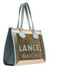 LANCEL - TOTE BAG CABAS L - MULTICO DARK KHAKI