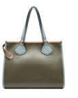LANCEL - TOTE BAG CABAS L - MULTICO DARK KHAKI