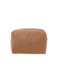 MYNAMEISGIGIPARIS - Trousse de toilette velours mocha mousse