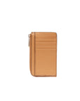 LANCEL - PORTE CARTES ZIP ANGELE - CAMEL -
