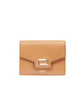 LANCEL - PETIT PORTEFEUILE RECTANGLE - ANGELE - CAMEL