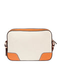 LANCEL - ROLAND GARROS - SAC CAMERA ZIP - NATUREL/TERRE