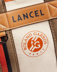 LANCEL - ROLAND GARROS - TOTE BAG ZIP - TERRE/BATTU