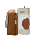 ANATOLE - Mini parapluie caramel – micro & solide – AUGUSTINE