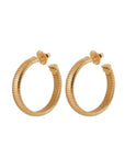 GAS BIJOUX - BOUCLES D'OREILLES CRÉOLES MILO dorées à l'or fin
