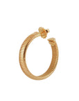 GAS BIJOUX - BOUCLES D'OREILLES CRÉOLES MILO dorées à l'or fin