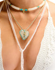 HIPANEMA -COLLIER FORTALEZA - BLANC