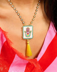HIPANEMA - COLLIER BONITO JAUNE