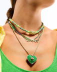 HIPANEMA - COLLIER POLINA VERT