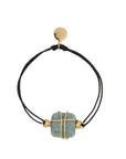 GAS BIJOUX - BRACELET SQUARE mini lien dorée - AMAZONITE