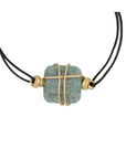 GAS BIJOUX - BRACELET SQUARE mini lien dorée - AMAZONITE