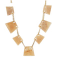 ZAG BIJOUX - COLLIER TUSCANIA - Acier doré
