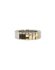 SIGAL - BAGUE SIG 6 - NOIR DORE ARGENTE - 3 tailles