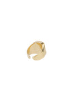 GAS BIJOUX - BAGUE SQUARE MINI DORÉE à l'or fin - Pour petit doigt