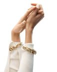 GAS BIJOUX - BRACELET FILEO JONC DORÉ à l'or fin