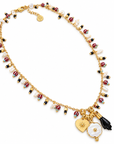GAS BIJOUX - COLLIER GIPSY CHARMS - MÉTAL DORÉ