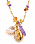 GAS BIJOUX - COLLIER GIPSY CHARMS - MÉTAL DORÉ