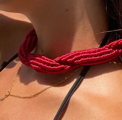 YASSS - Collier LE TWIST RED