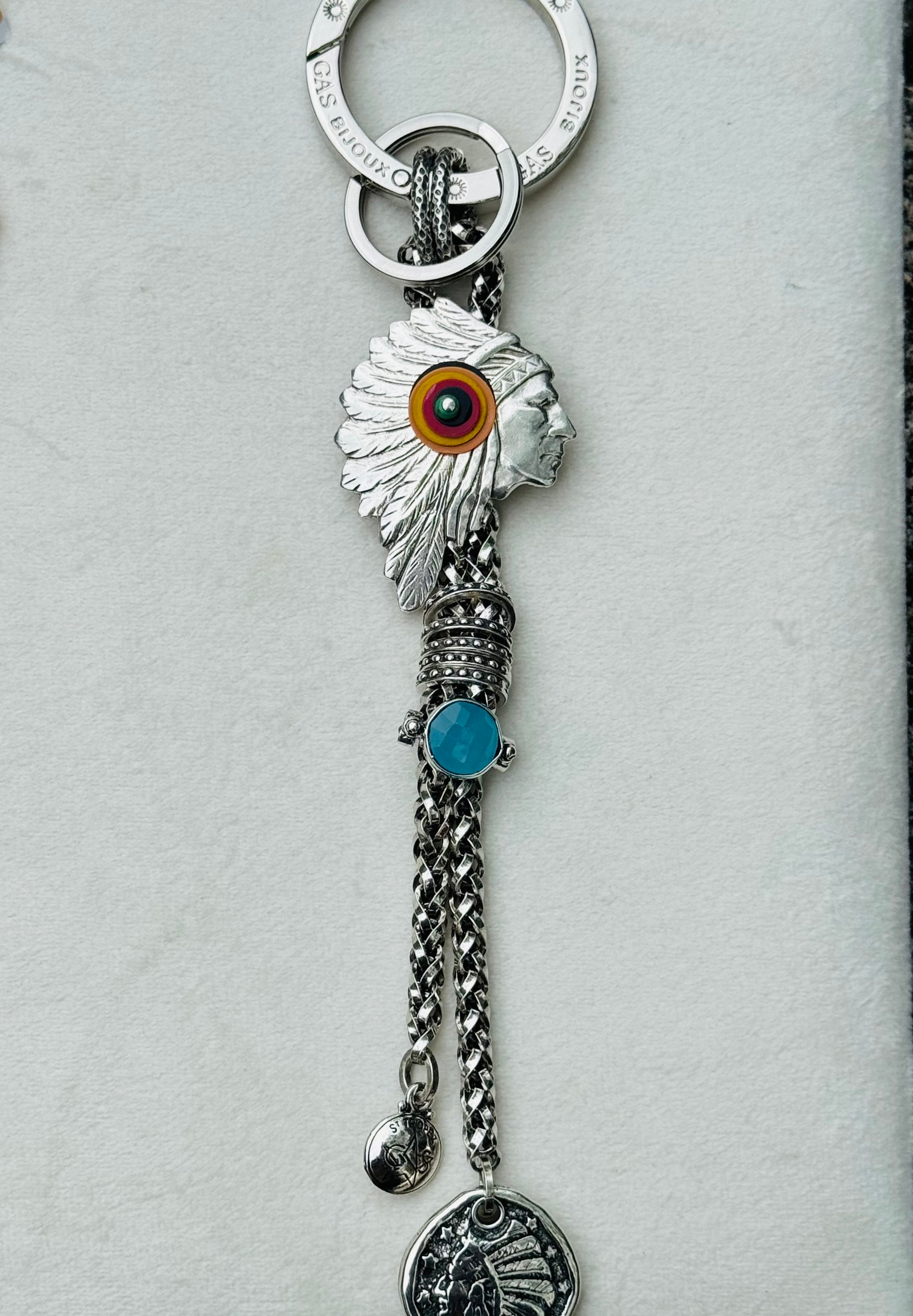 GAS BIJOUX - Bijoux de sac SOWAN argenté