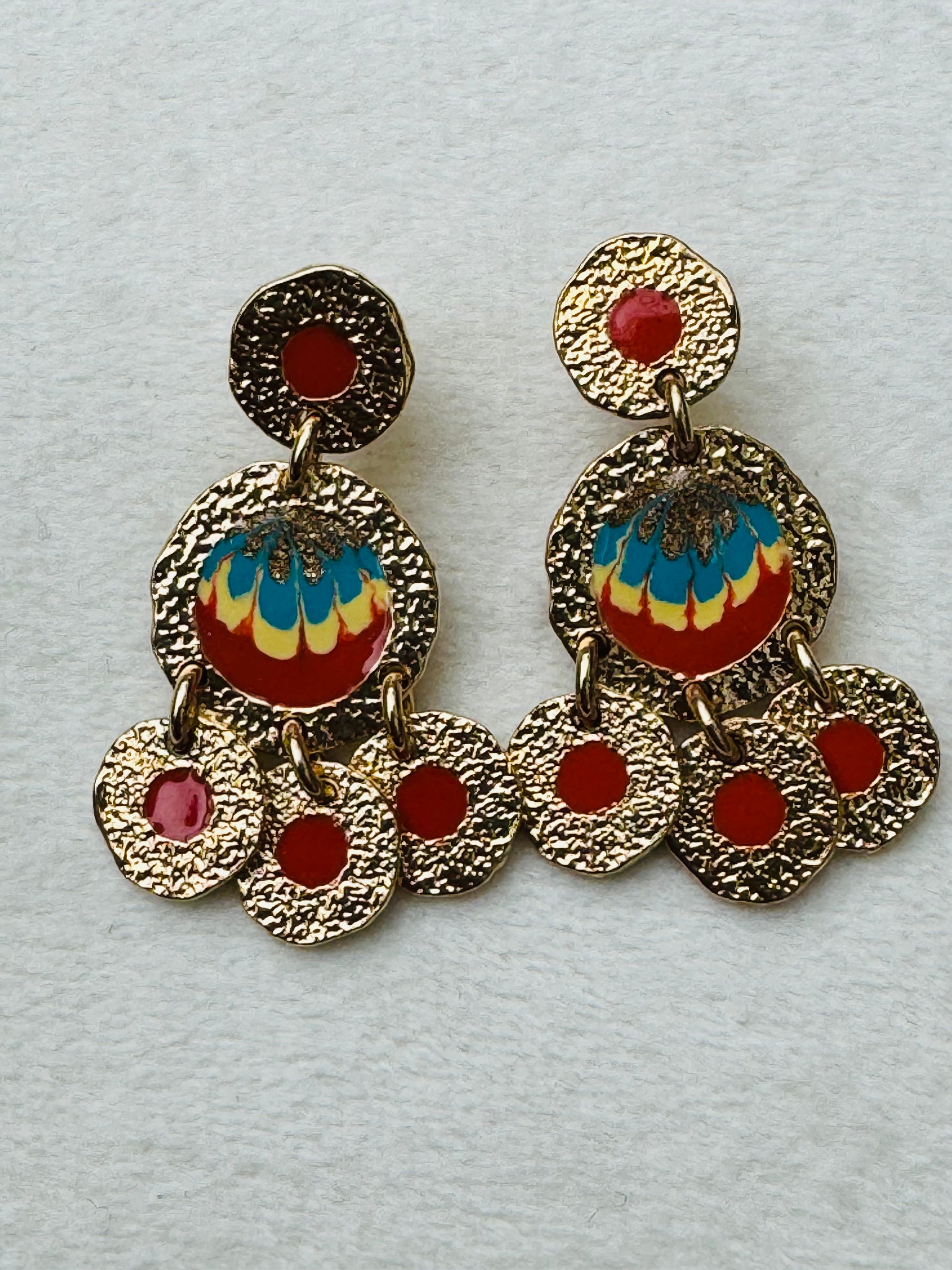 GAS BIJOUX - Boucles d’oreilles ILLUSION dorées à l’or fin