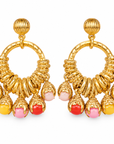 GAS BIJOUX - BOUCLES D’OREILLES LUCCE - PIERRES NATURELLES - MÉTAL DORÉ