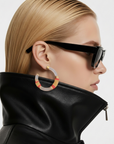 GAS BIJOUX - BOUCLES D’OREILLES CRÉOLES CAFTAN MM DORÉES